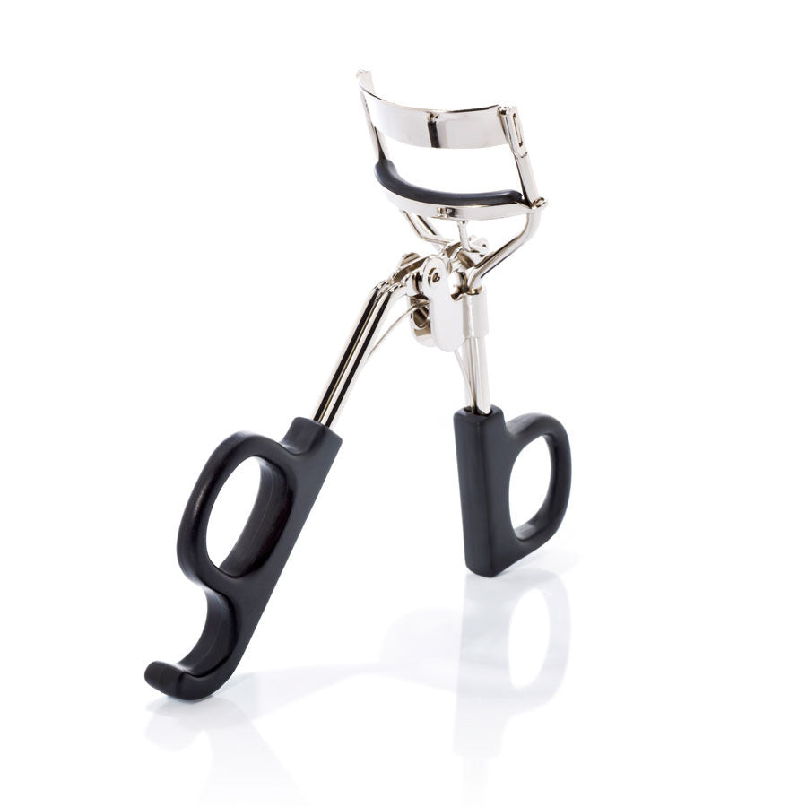 Mechanical eyelash outlet curler